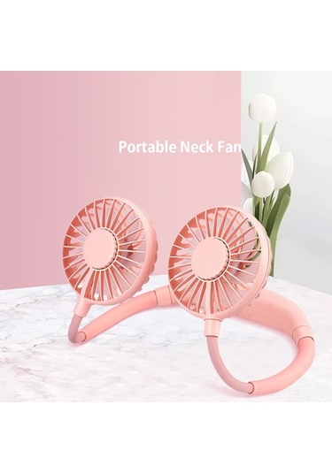 Didadodo Portatif Boyun Fanı: 3 Hız, 7 Renk Led, Şarj Edilebilir, Aromaterapili Spor Ve Seyahat İçin Diğer