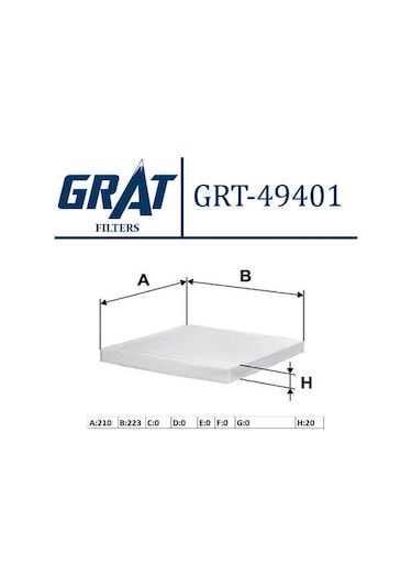 GRAT 49401 Polen Filtresi S40 95- V40 95-