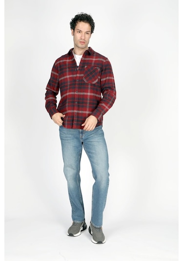 Lee Cooper Alvert Erkek Dokuma U.kol Gömlek Bordo-lacivert-20090-bordo-lacivert Ekose Bordo - Lacivert Lee Cooper Alvert Erkek Dokuma U.kol Gömlek Bordo-lacivert-20090-bordo-lacivert Ekose Bordo - Lacivert