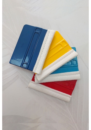 Keçeli Ragle 4 Adet Folyo & Cam Filmi Yapıştırma Aparatı