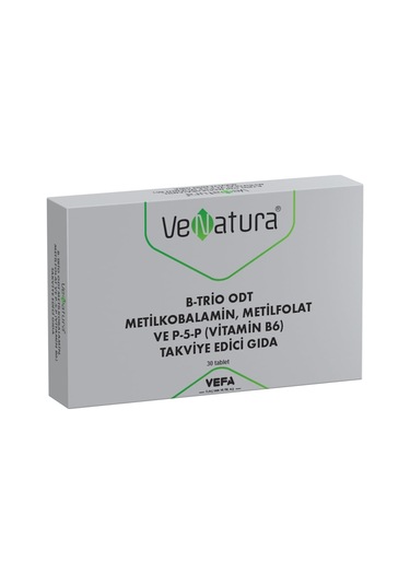 Venatura B-Trio Odt Metilkobalamin-Metilfolat ve P-5-P 30 Tablet