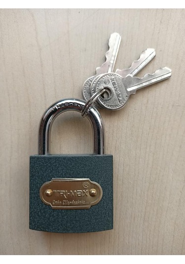 Asma Kilit Gri No 38