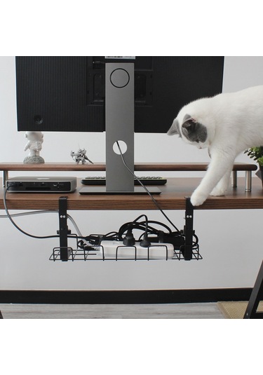 Sones Masa Altı Kablo Yönetim Tepsisi Karbon Çelik Kablo Düzenleyici Kablo Depolama Rafı Diğer