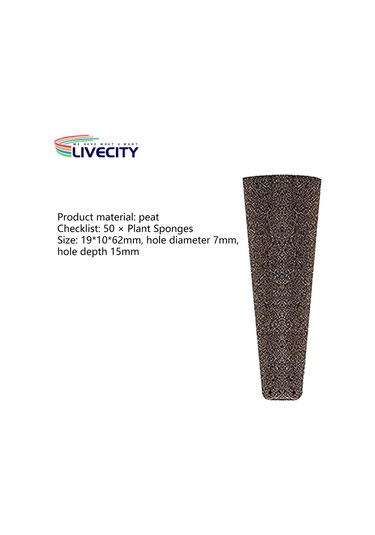 Lebihmurah 4215 Kök Büyüme Süngeri Yeniden Kullanılabilir Ph Dengeli Kök Büyüme Süngeri