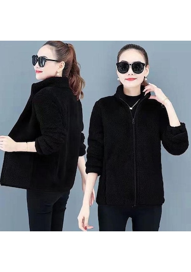 Mor Çift Taraflı Polar Ceket Kadın Kısa Büyük Boy Mercan Kadife Sonbahar Ve Kış Kalınlaşmış Sıcak Polar Ceket Kadın Kazak Mor Mor Çift Taraflı Polar Ceket Kadın Kısa Büyük Boy Mercan Kadife Sonbahar Ve Kış Kalınlaşmış Sıcak Polar Ceket Kadın Kazak Mor