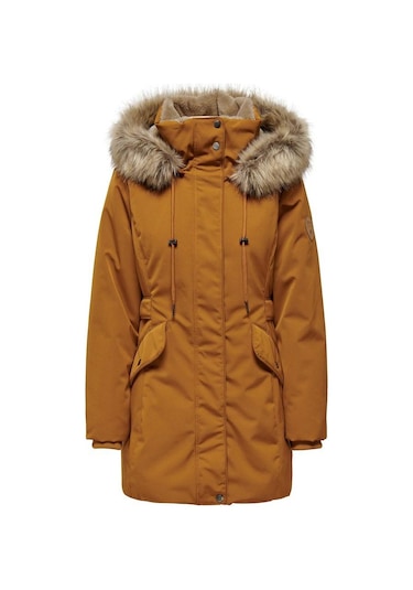Only Bayan Parka 15300627 Tarçın Kahverengi