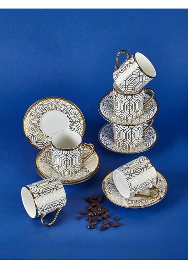 Neva N3507 Joven 6 Kişilik Kahve Fincan Takımı 90 Ml