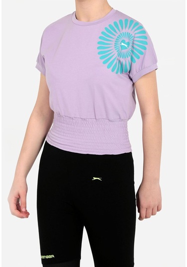 Slazenger PORCIA IN Kız Çocuk Tişört Lila