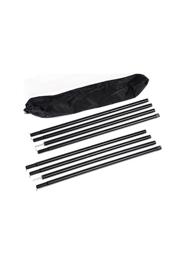 Samdoo 2 Metre Galvaniz Çelik Çadır Direği Seti - Dış Mekan İçin Dayanıklı, Yüksek Dayanımlı, Montaj Kolay, 2 Adet Direk Çok Renkli