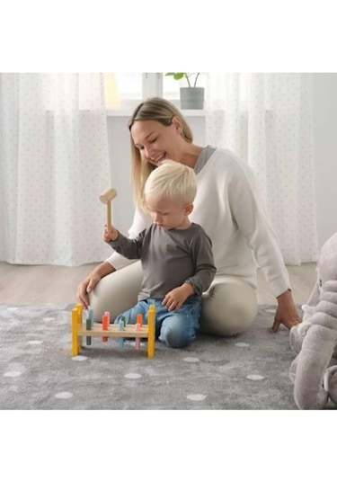 Ikea Uppsta Çocuk Eğitici Çekiç Bloğu Oyuncak