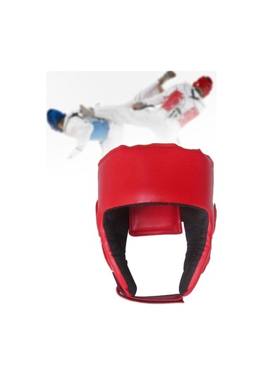 Mufunye Kırmızı Çocuklar İçin Spor Muhafaza Başlığı - Dövüş Antremanı Ve Yarışma Koruması Kırmızı
