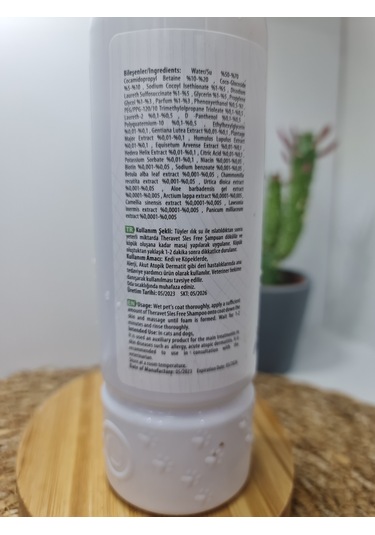 Theravet Sles Free Shampoo Kedi Köpek Şampuanı