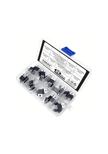 Topnotch 10 Değerli 50 Parça Mos Fet Transistör Kit Irlz24n Irlz34n Irlz44n Irlz46n Irlz48n Irfz24n Irfz34n Irfz44n Irfz46n Irfz48