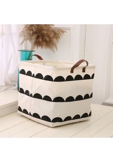 Novahub Yarım Daire Ev Kumaşları, Pamuk Ve Keten, Kirli Çamaşırlar & Çeşitli Eşya Saklama Sepeti Diğer
