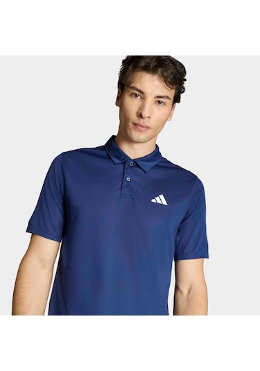 Adidas Workout Essentials Erkek Mavi Polo Tişört Kd5437