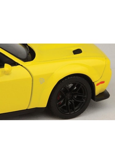 Motor Max 1:24 2018 Dodge Challenger Srt Hellcat Widebody Die-cast Sarı Model Araba