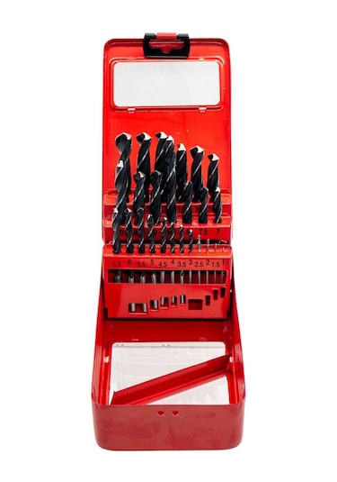 Mercure Hssst25 Metal Kutulu Hss Matkap Ucu Seti 1-13mm 25 Parça