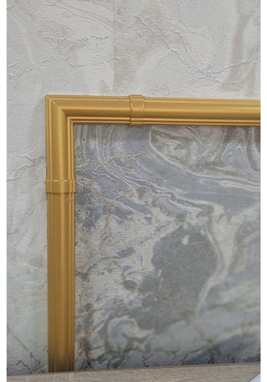 Kahve Eskitme 3 Cm'lik Çıta Uyumlu L Köşe