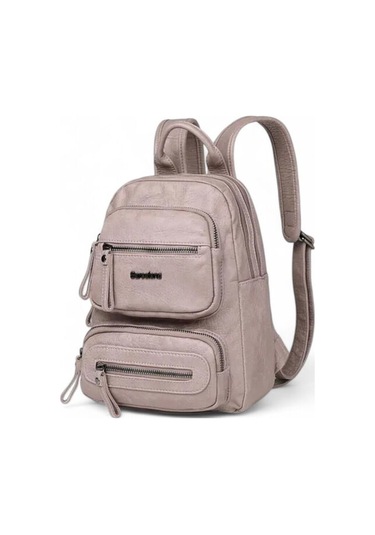 21kbarcelona Pudra Kadın Sırt Çantası Brc-1929 Pudra