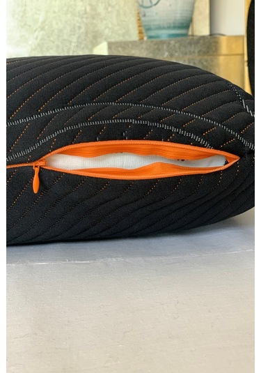 Rudu Ortopedik, Siyah Kılıf Visco Visko Bütün Sünger Yastık 60x40x15 Cm 1250 Gr Omuz/boyun Destekli Siyah