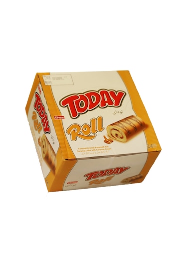 Today Swiss Roll Karamel Kek 35 Gr 24 Adet (1 Kutu)