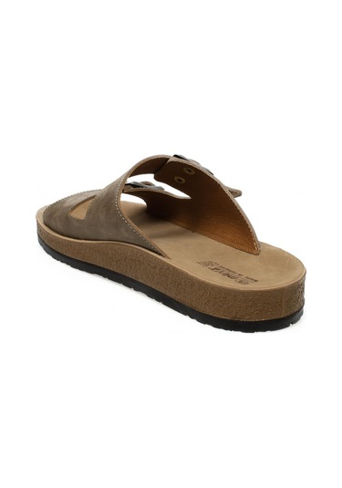 Muya 31330m Allen Çift Bant Vizon Erkek Terlik Vizon