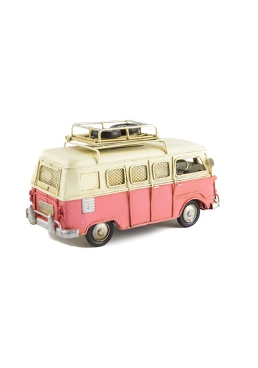 Metal Dekoratif Vosvos Minibüs Çerçeveli Ve Kumbaralı