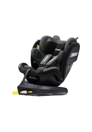 Markgross Yeniyoyko Bear 360 Dönebilir Yatabilir İ-size 0-36 Kg Oto Koltuğu Isofıx/sıp/latch - Gri