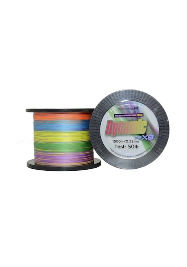 Captain Dynamic PE 8 Örgü Spin İp Misina 1.500mt Multi Color 0.22
