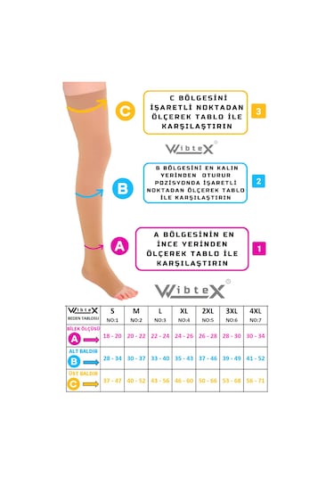 Wibtex Diz Üstü Varis Çorabı Açık Burun
