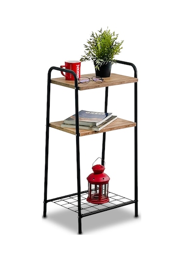 Yan Sehpa 2 Katlı Raflı Orta Sehpa 5505