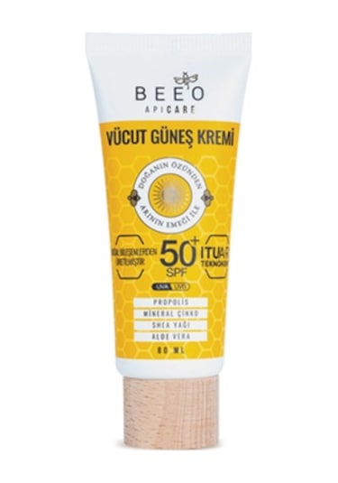 Bee'o Apicare SPF50+ Propolisli Vücut Güneş Kremi 80 ML