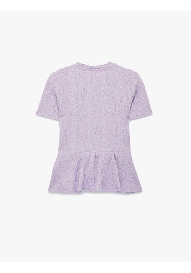 Koton Peplum Lila Kadın Bluz 6sak70020uk Lila