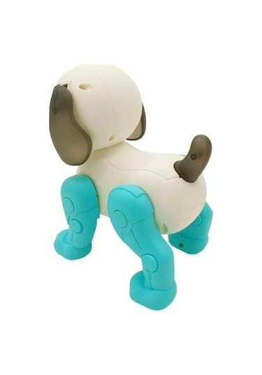Babydoor Toys 111-2 Dans Eden Sesli Işıklı Robot Köpek Mavi