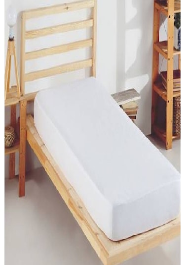 Divanev Sıvı Geçirmez Fitted Alez 60x120 Cm Pamuk Fitted Bebe Çoçuk Alezi Beyaz