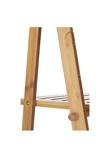 Digithome Bambu 3 Raflı Havlu Askısı Banyo Düzenleyici Havluluk Organizer Db-0006 Kahverengi