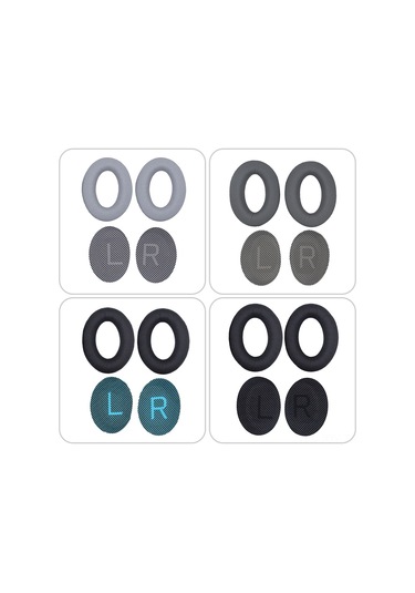 Youmex Bose Qc25/qc15/qc35 Uyumlu Protein Deri Hafıza Köpük Kulaklık Örtüsü - Siyah Siyah