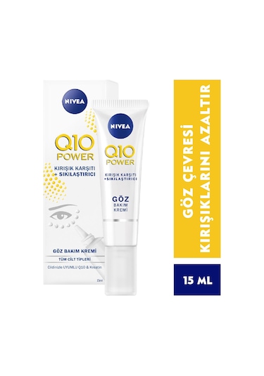 Nivea Q10 Plus Kırışıklık Karşıtı Göz Çevresi Kremi 15 ML