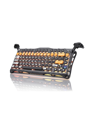 Gravastar Mercury K1 Pro Rgb Kablosuz Mekanik Gaming Klavye, Alüminyum Çerçeveli, İngilizce Q, Cyber