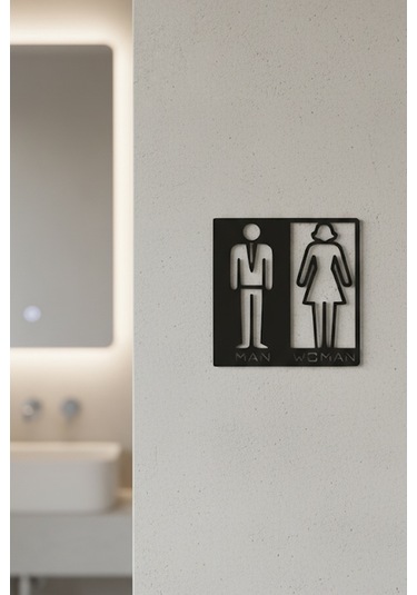 Wc Tabelası, Tuvalet Levhası, Kadın Erkek Tabela, Yönlendirme Levhaları 40