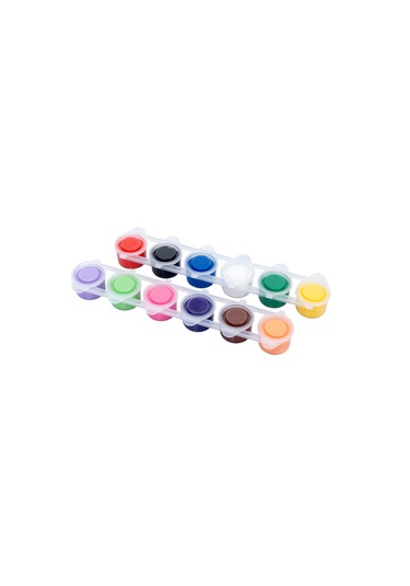 Akrilik Boya 12 Renk 10 Ml Karışık