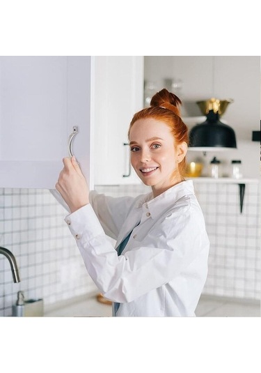 Mobilya Kulpları Mobilya Düğmeleri, 6'lı Set İçi Boş Kapı Kulpları Dolap Kapakları, 95/120 Mm