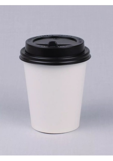 Softhomecraft Kağıt Kupa 250 Ml 50 Adet, Beyaz, Kapaklı 173946809 100 adet