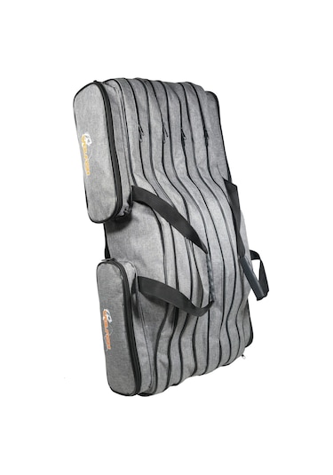 Wolfish 4 Gözlü 150 Cm Olta Çantası Gri 4 Cepli