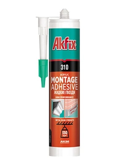 Akfix 310 Kartonpiyer Strafor Yapıştırıcı 310 ML