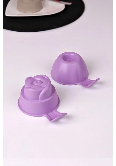 2'li Tutmalı Pilav Helva Kabı Farklı Şekilli Pilav Sunum Servis Kalıbı Renkli