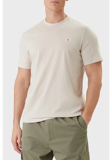 Calvin Klein Erkek T Shirt Lv04rc272g 2jx Bej Bej