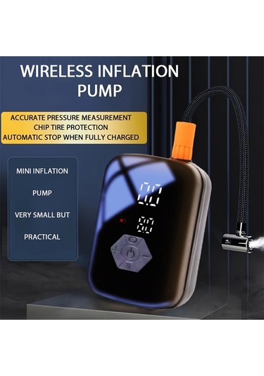 Xuweiwei Kablosuz Taşınabilir Lastik Şişirici Hava Kompresörü 150 Psı Araba Bisiklet Pompası Şişirilebilir Ekipmanlar