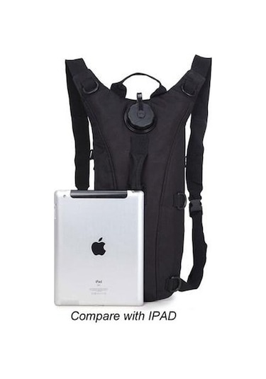 3l Su Hidrasyon Sırt Çantası Bisiklet Paketi Spor Sırt Çantası Koşu Yürüyüş Tırmanma Seyahat Sırt Çantası Su Çantası Kılıfı Mesane Sırt Çantası Su Torbaları Fıbo24 Siyah