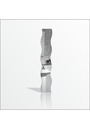 Dalgalı Boy Banyo Salon Antre Koridor Akrilik Duvar Aynası Ayna